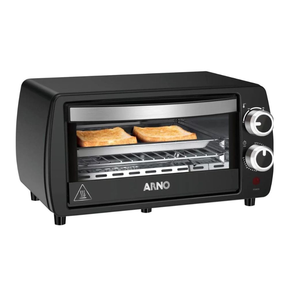 Forno Elétrico Arno Turbo Quartzo FOR1 10L Preto