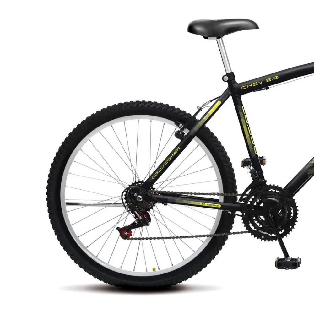 Bicicleta Colli CB500 Cazelle 18 Marchas Aro 26 Preto Fosco