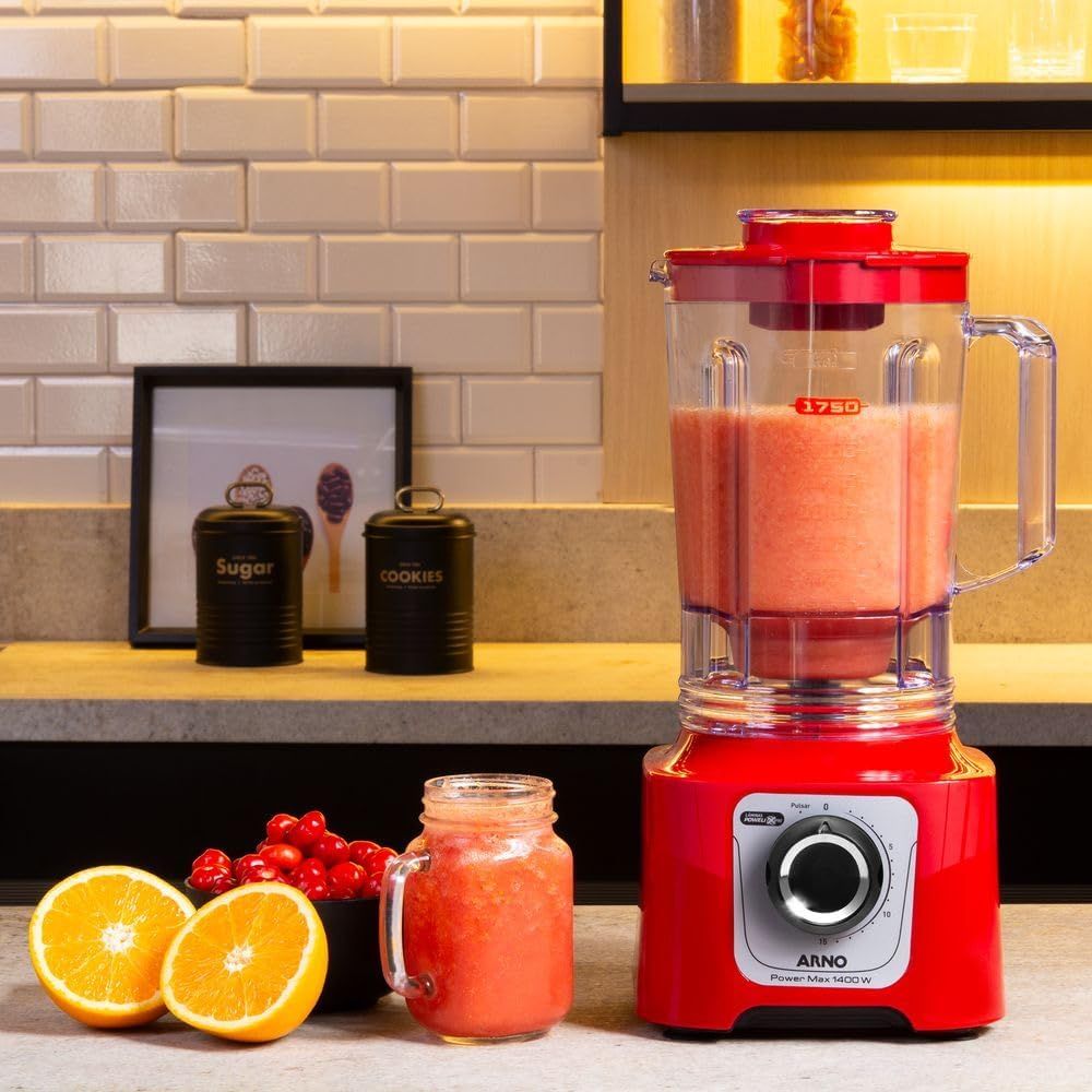Liquidificador Arno Vermelho Power Max 1400W LN63
