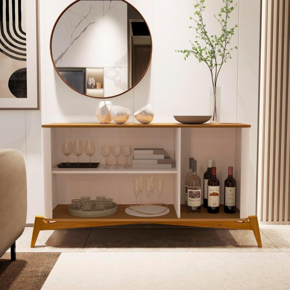 Buffet Bechara Buriti Off White/Nature