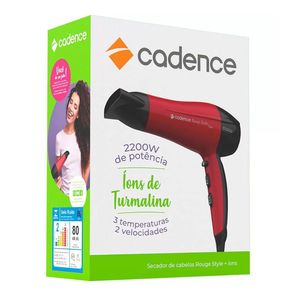 Secador Cadence Rouge Style SEC560 220V