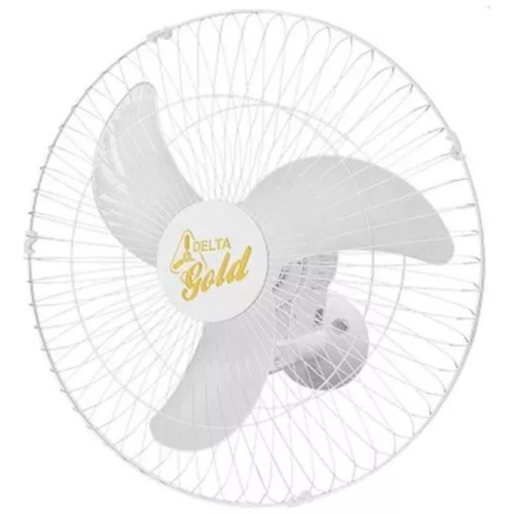Ventilador De Parede Oscilante de Parede 60cm Delta Gold Branco