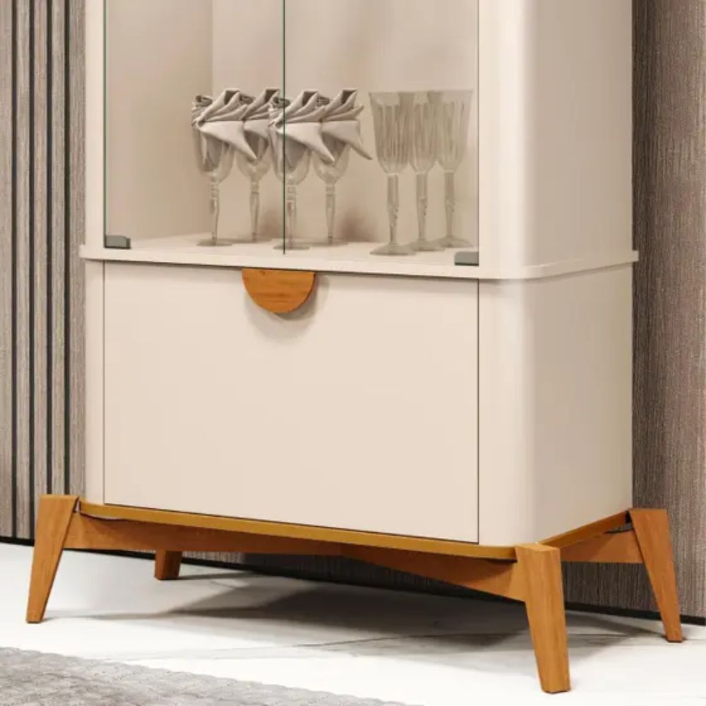 Cristaleira Bechara Buriti Off White/Nature