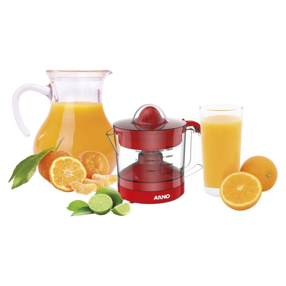 Espremedor De Frutas Arno Express 750ml CP32 Vermelho