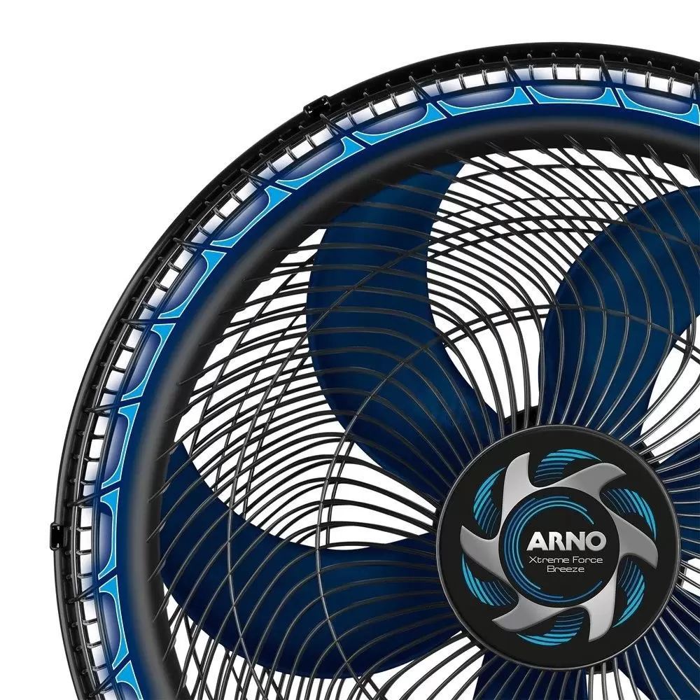 Ventilador de Mesa Arno VB50 Extreme Force Breeze 50cm 3 Velocidades Preto
