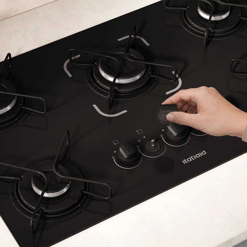 Cooktop Itatiaia Essencial 5 Bocas - Preto