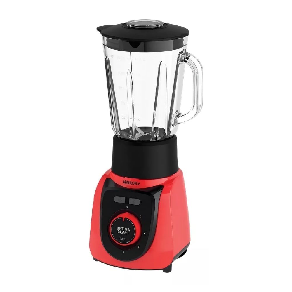 Liquidificador Mallory Optma Glass 820W Vermelho