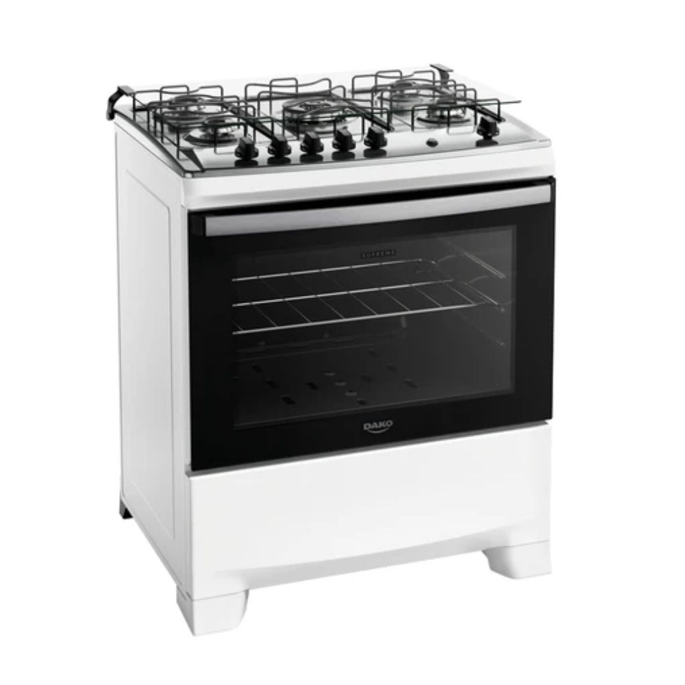 Fogão Dako Supreme 5 Bocas Tripla Chama Titan Branco