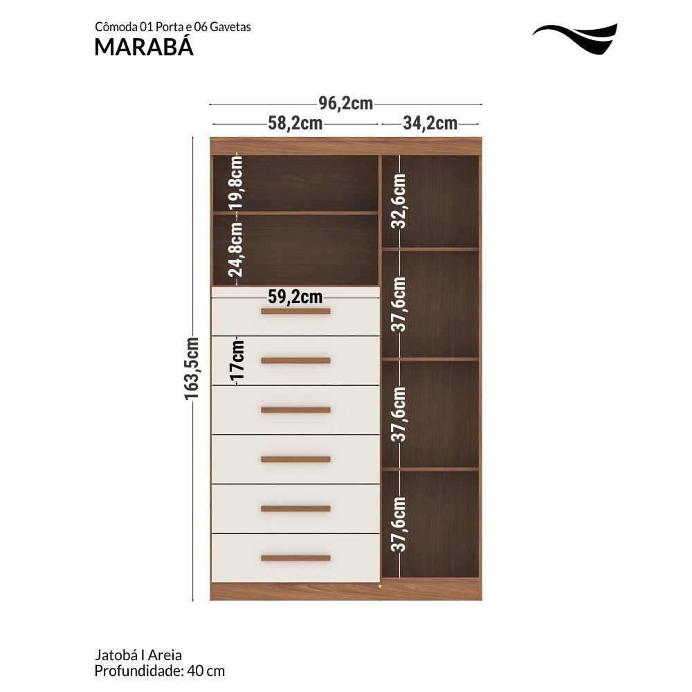 Multi-Cômoda Marabá 1.6