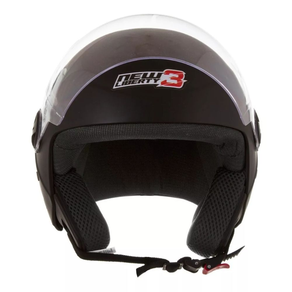 Capacete Protork Liberty 3 New Cap-489ptf Tam 58 Pto Fosco