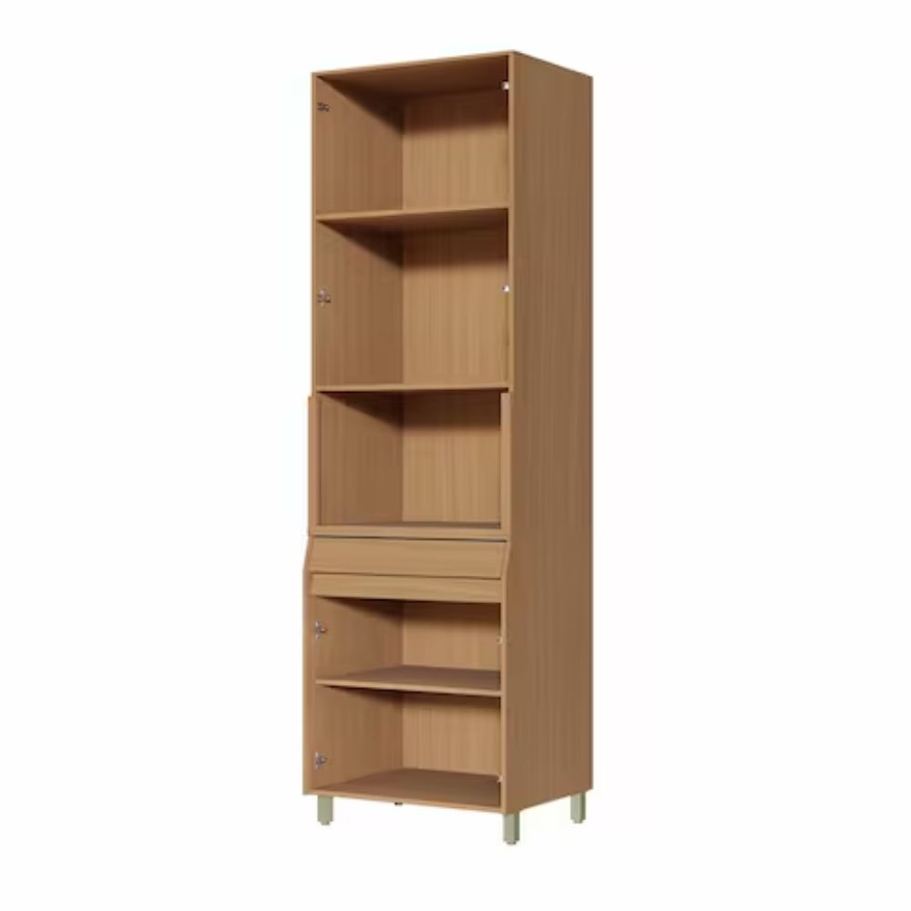Paneleiro Nesher Condessa 4 Portas 1 Gaveta 70cm Carvalho/Greige