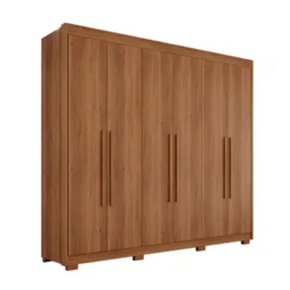 Guarda-Roupa Casal Itália 6 portas 100% MDF Salleto - Sallêto