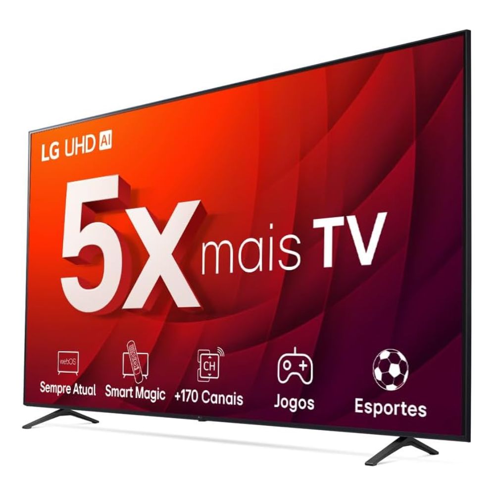 Smart TV 50” 4K Ultra HD LED LG Wi-Fi Bluetooth Alexa 3 HDMI IA 50UR8750PSA