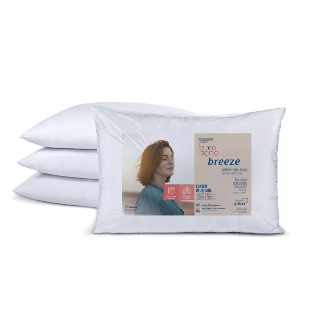 Travesseiro Altenburg Breeze 50x70cm Branco