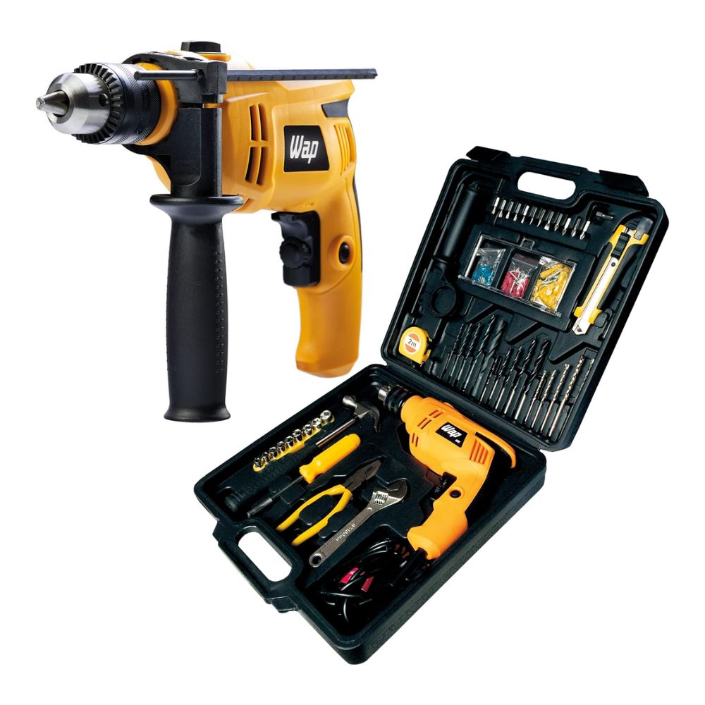 Furadeira Wap de Impacto 3/8" 600w EFI600K10 Com Maleta
