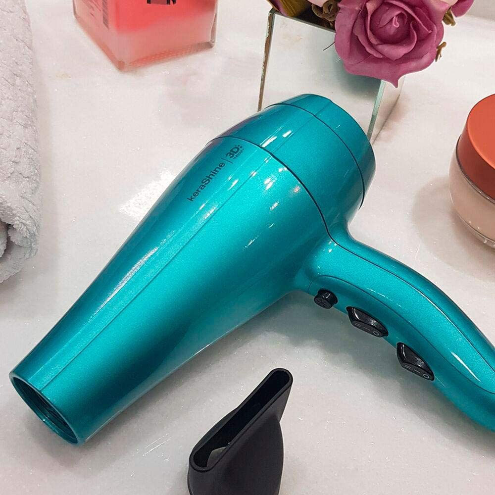 Secador De Cabelo Gama Italy Kera Shine 3D 2 Velocidades 100W Verde - 220v