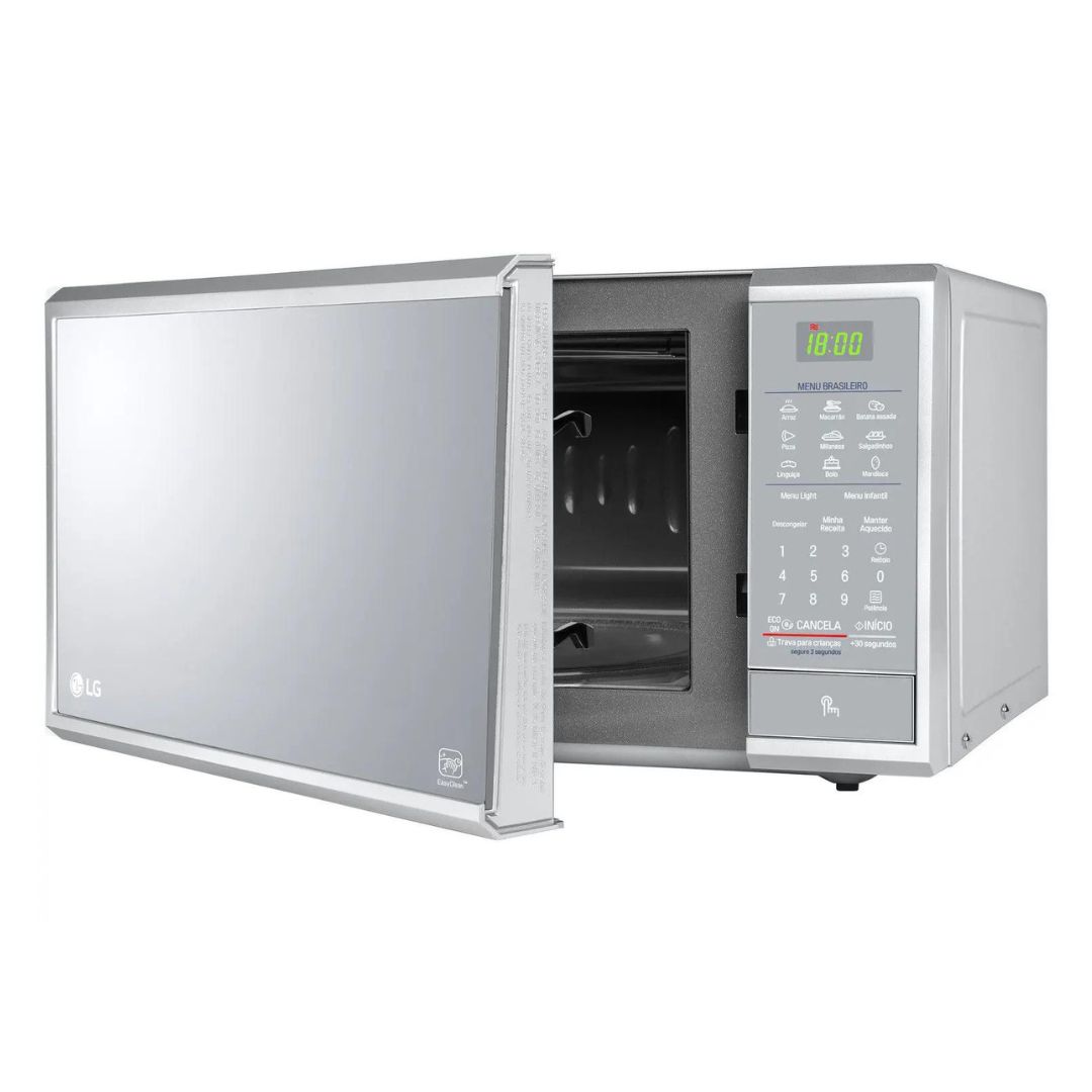 Microondas Lg Ms-3095 Easyclean 30l Prata
