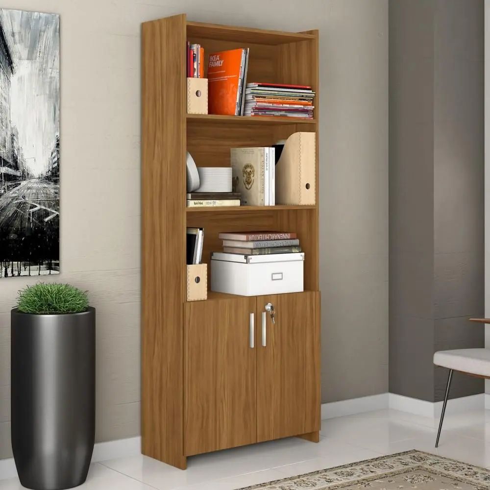Cômoda Multiuso Notável Escritório Ref 242 Freijo Trend