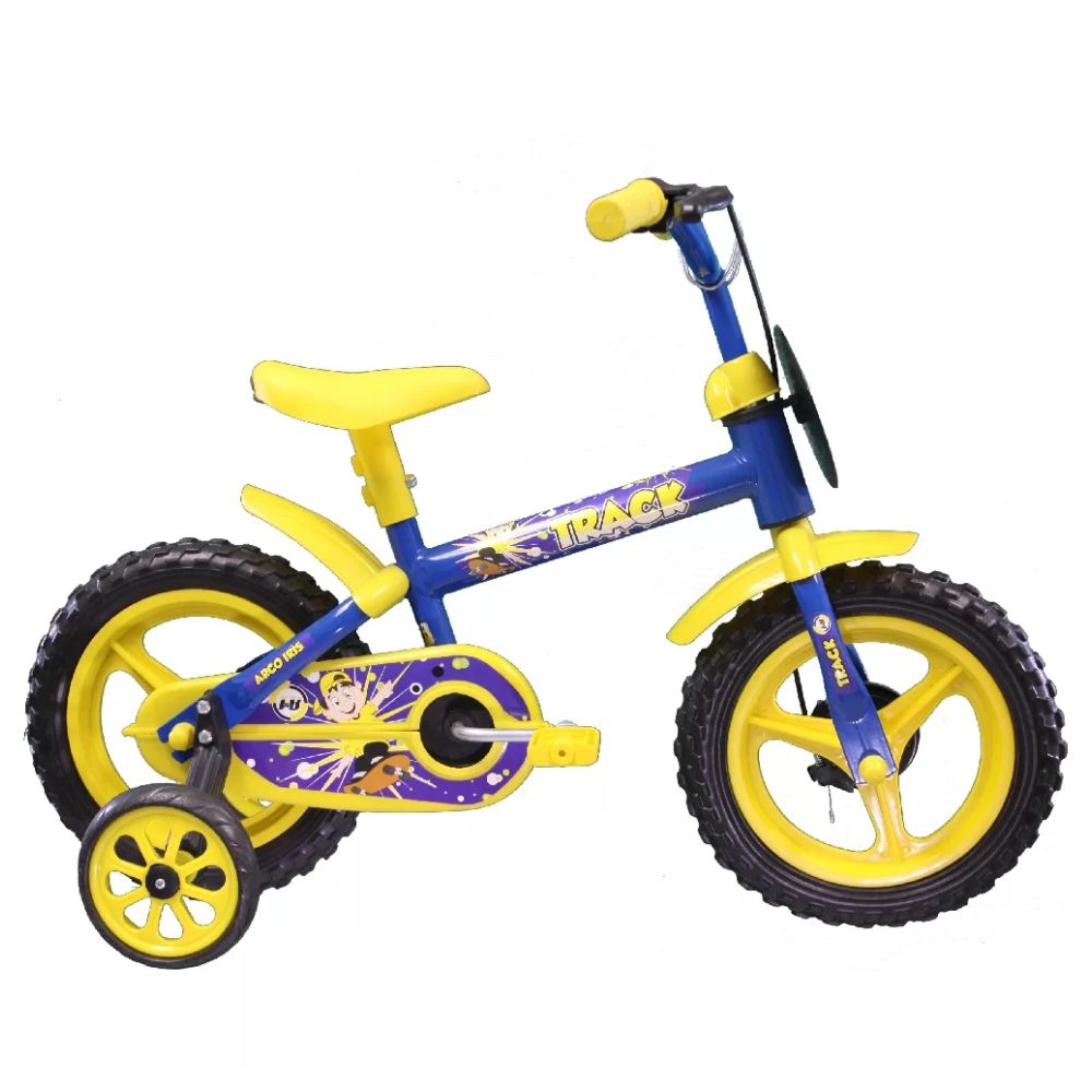 Bicicleta Infantil Track Bikes Arco Íris Aro 12 Azul