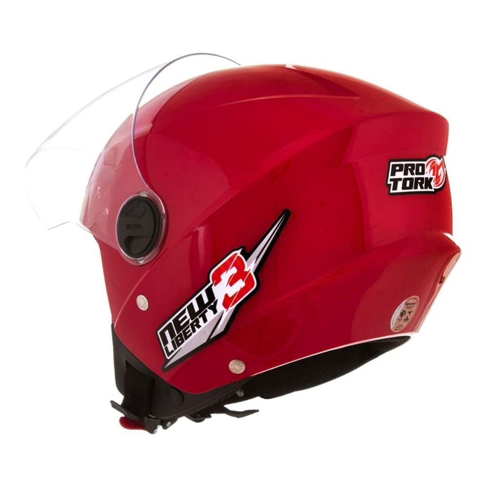 Capacete Protork Liberty 3 New Cap-489vm Tam 58 Vermelho