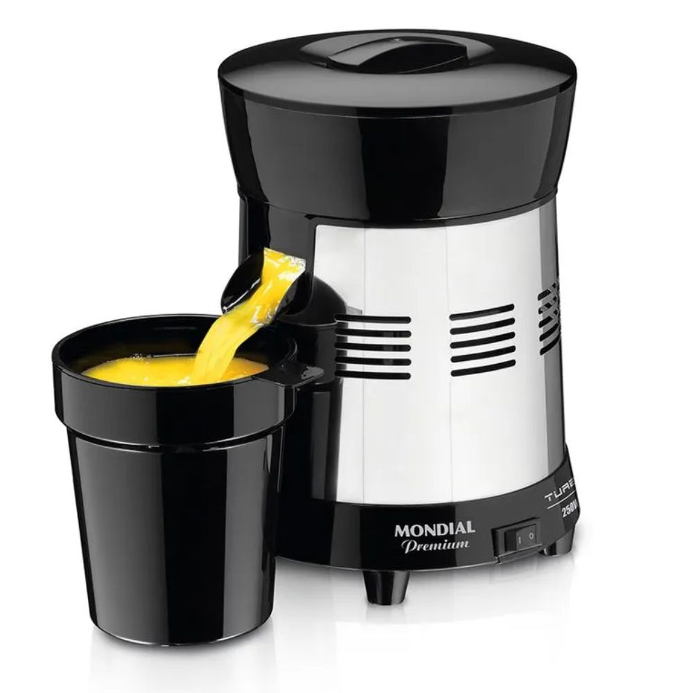 Extrator de Frutas Mondial E-10 Turbo Premium 250W