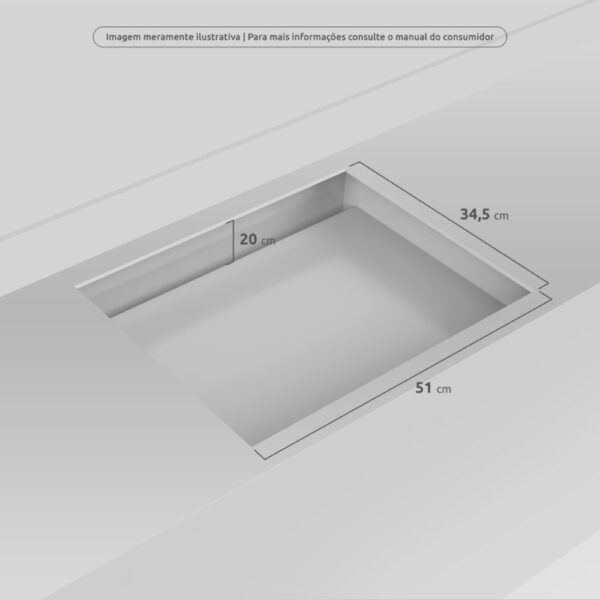 Cooktop 4 Bocas Atlas Milão com Mesa de Vidro Preto Bivolt - Imagem 5