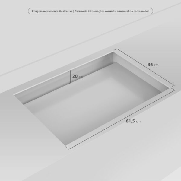 Cooktop 5 Bocas Atlas Milão com Mesa de Vidro Preto Bivolt - Imagem 5