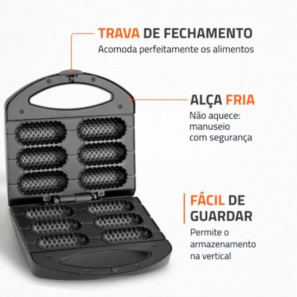 Crepeira Mondial Pratic Crepe & Hot Dog CP-01 - Imagem 6