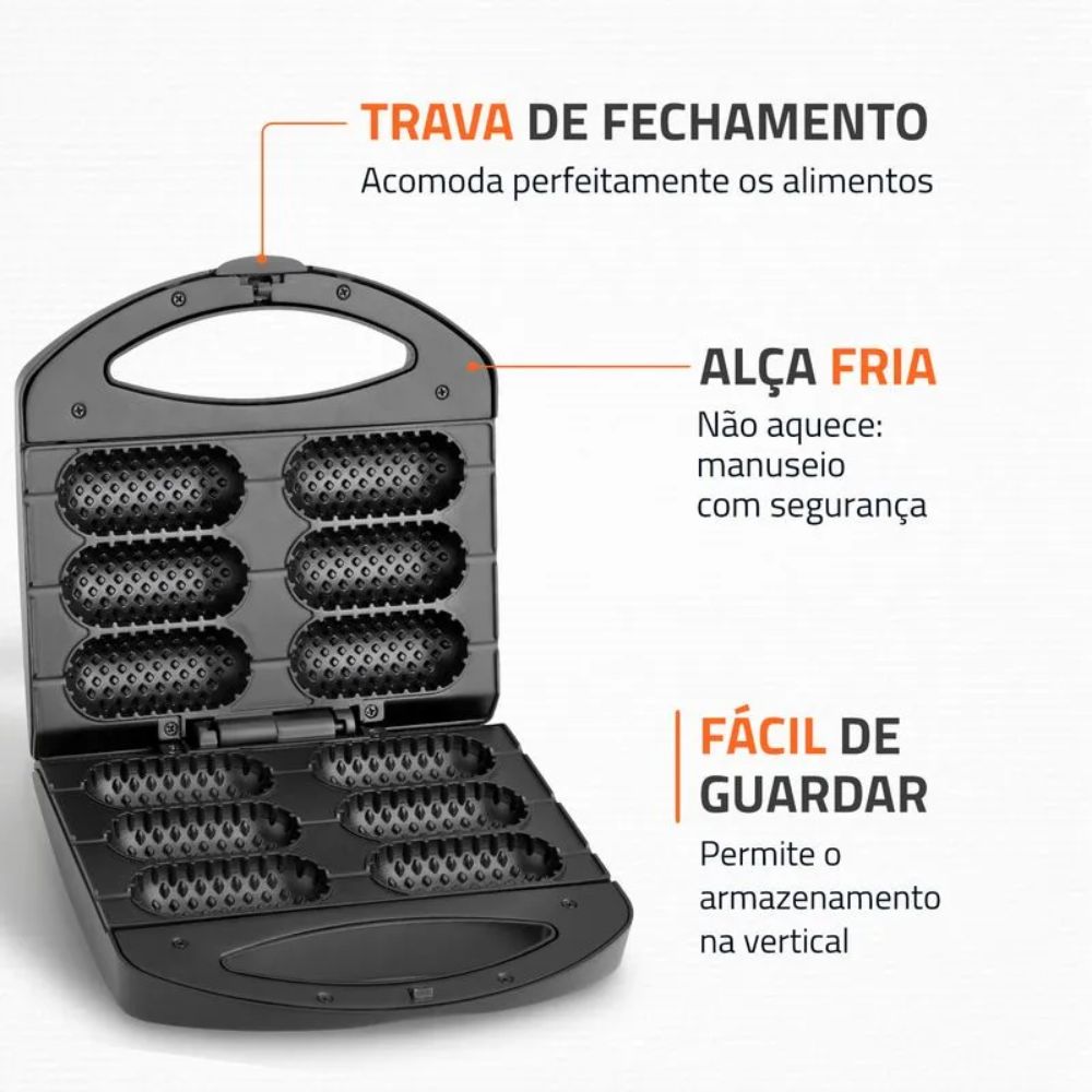 Crepeira Mondial Pratic Crepe & Hot Dog CP-01 - Imagem 6