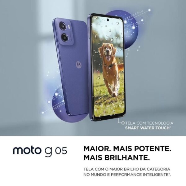 Smartphone Motorola Moto G05 128GB Boost 12GB RAM Violeta - Imagem 5