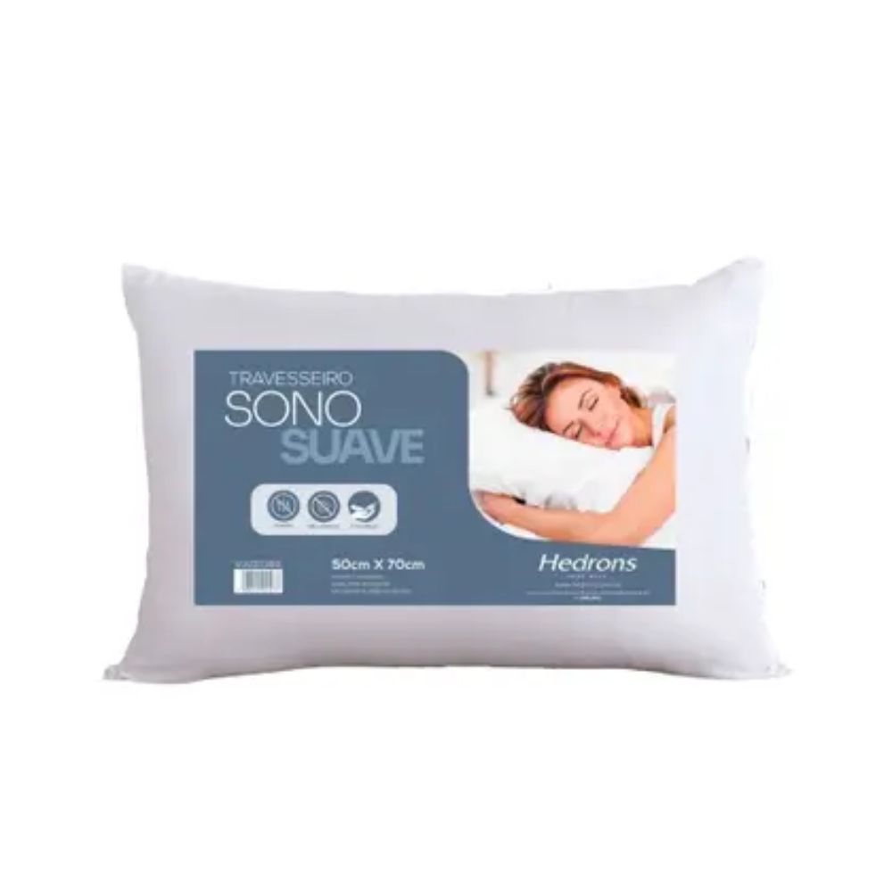 Travesseiro Hedrons Sono Suave 50x70 cm