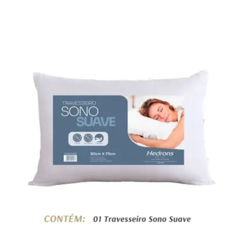 Travesseiro Hedrons Sono Suave 50x70 cm - Imagem 2