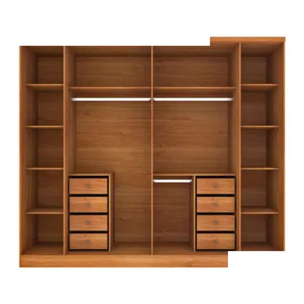 Guarda Roupa Casal 6 Portas Sevilla Tcil Cinamomo/Off White - Imagem 4