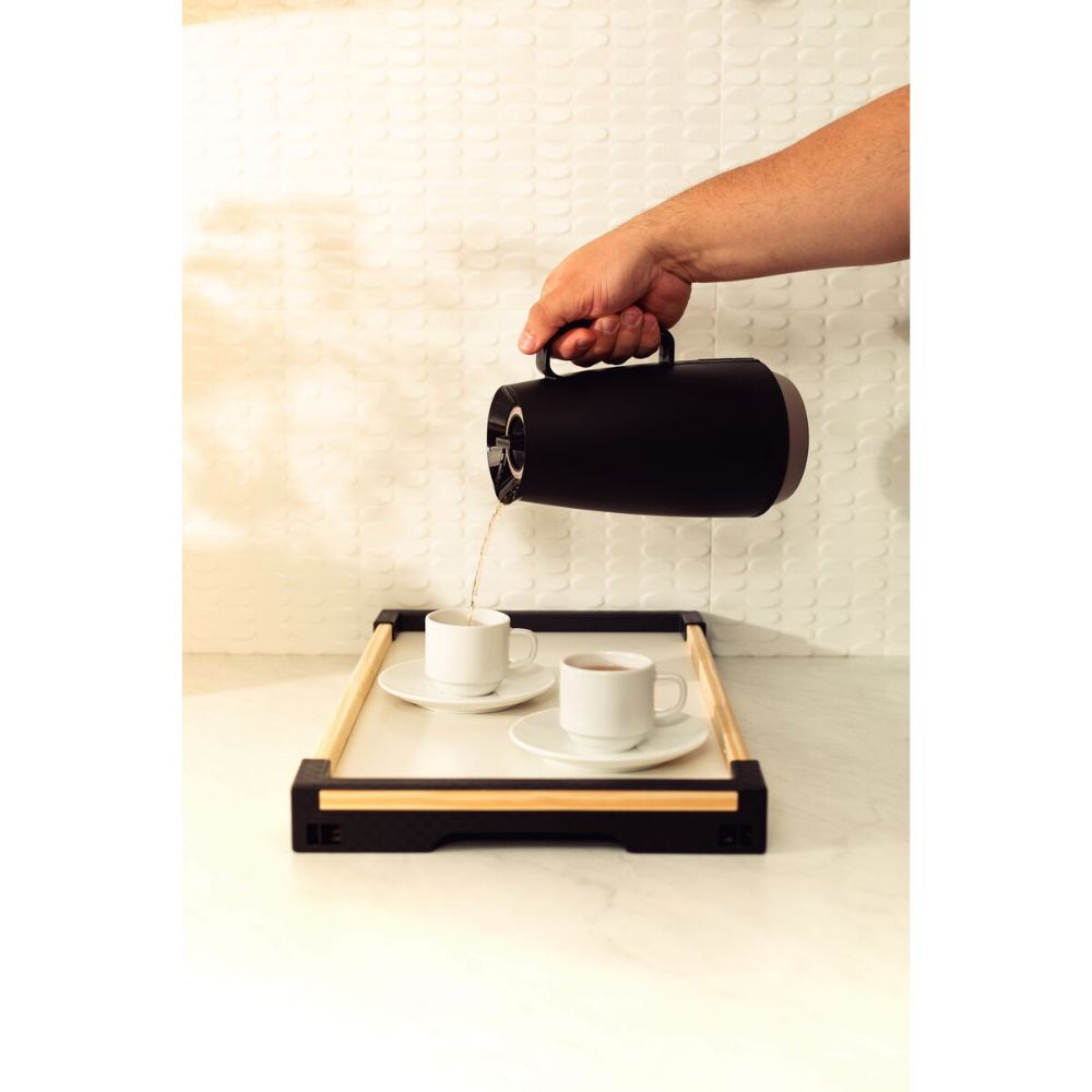 Bule Térmico Tramontina Exata em Plástico Preto com Ampola de Vidro 500 ml - Imagem 11