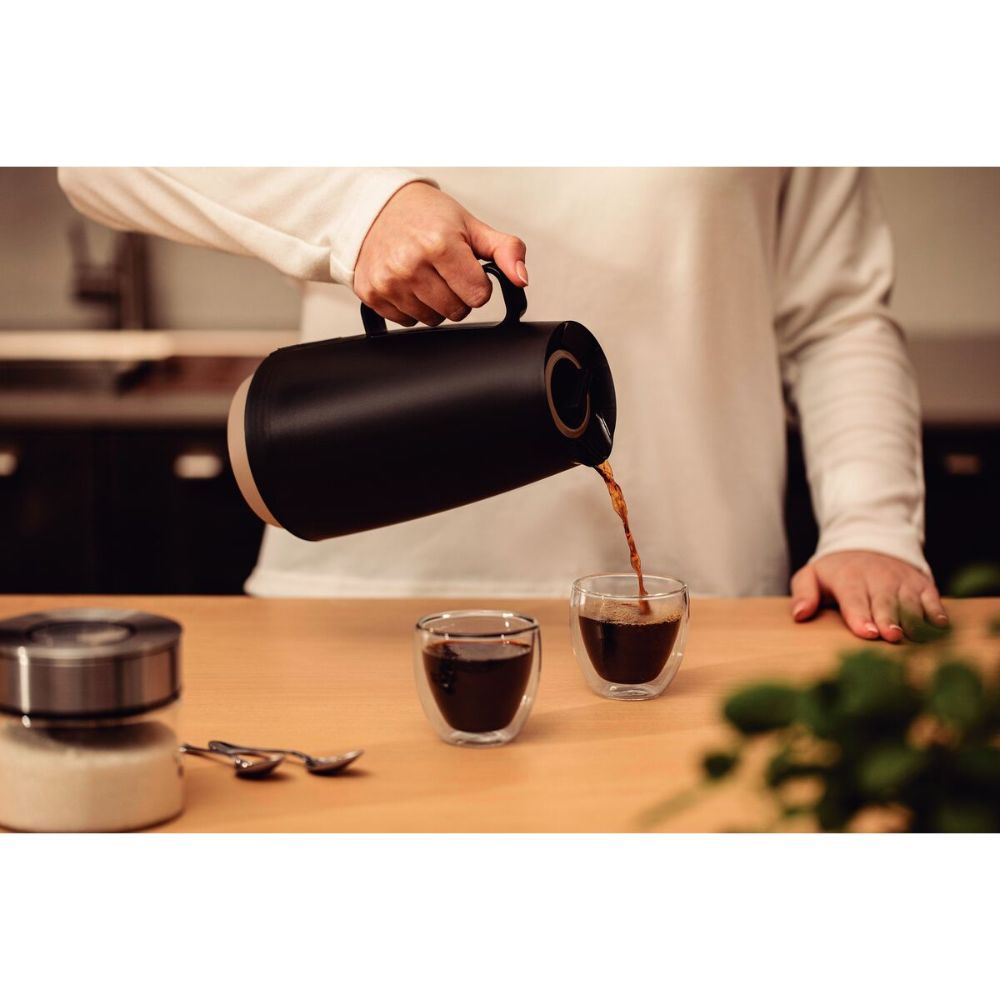 Bule Térmico Tramontina Exata em Plástico Preto com Ampola de Vidro 500 ml - Imagem 13