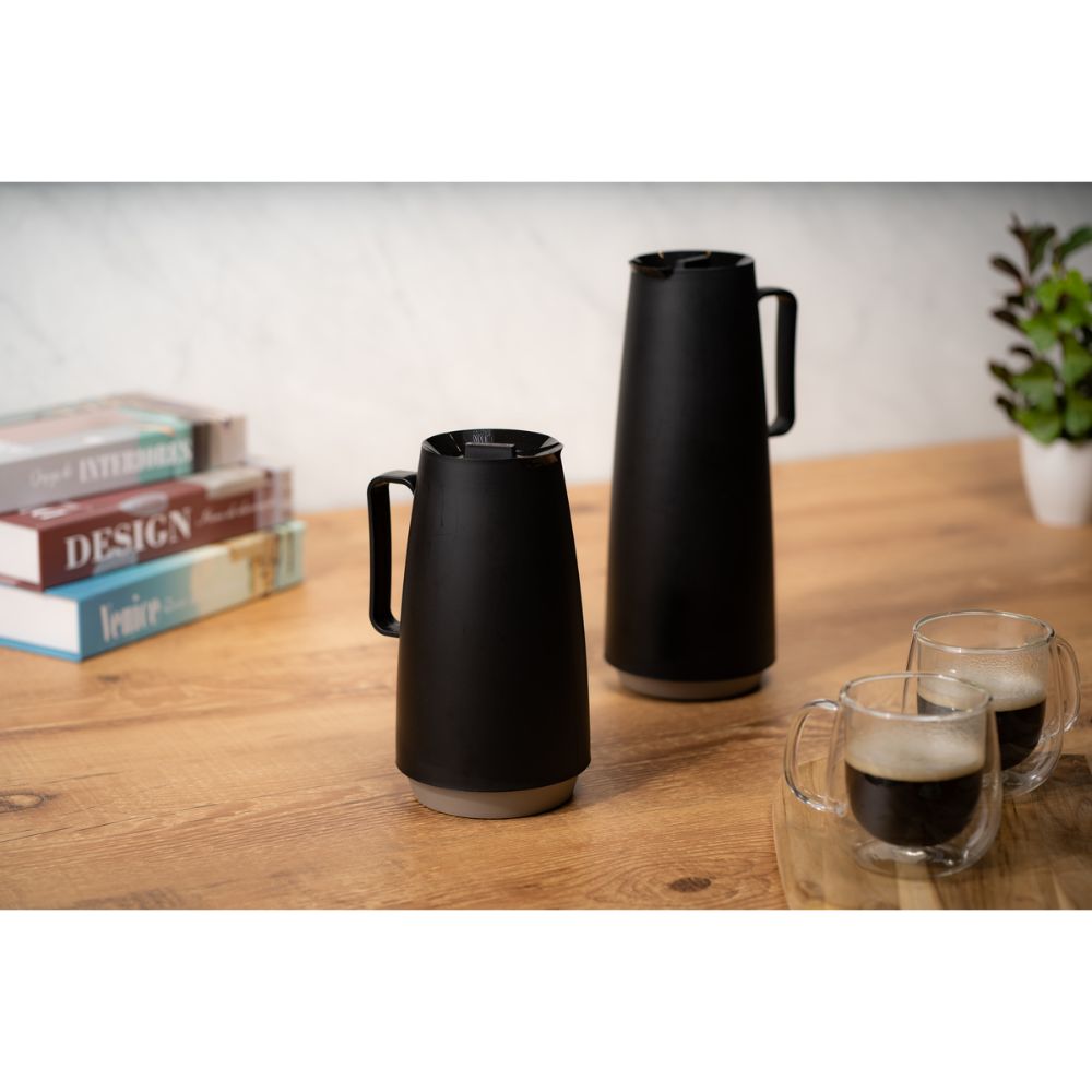 Bule Térmico Tramontina Exata em Plástico Preto com Ampola de Vidro 500 ml - Imagem 14