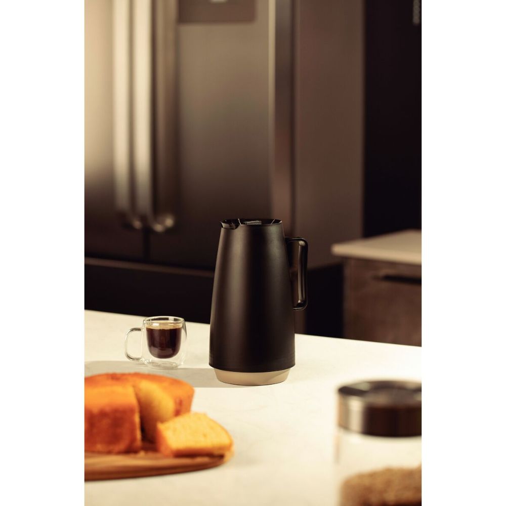 Bule Térmico Tramontina Exata em Plástico Preto com Ampola de Vidro 500 ml - Imagem 12