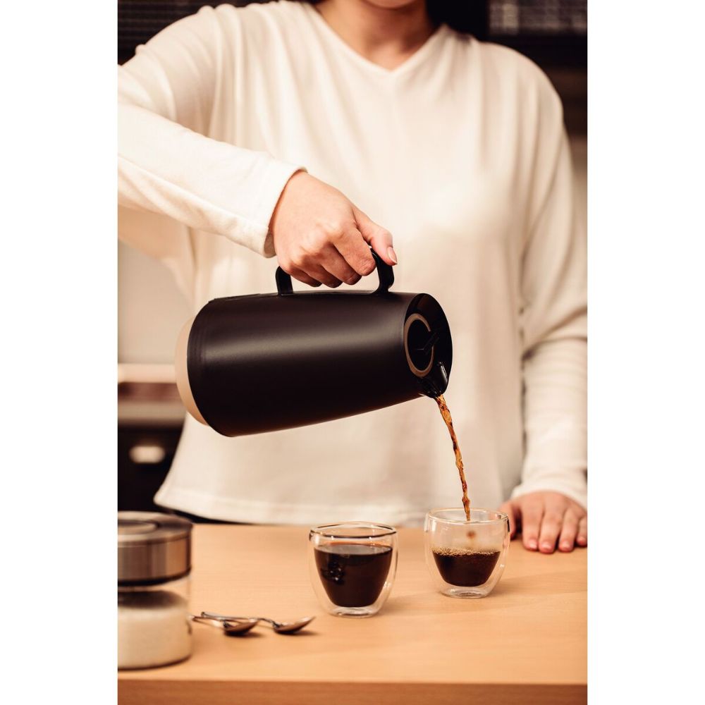 Bule Térmico Tramontina Exata em Plástico Preto com Ampola de Vidro 500 ml - Imagem 9