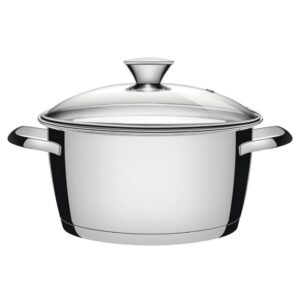 Caçarola Funda Tramontina Allegra em Aço Inox com Fundo Triplo