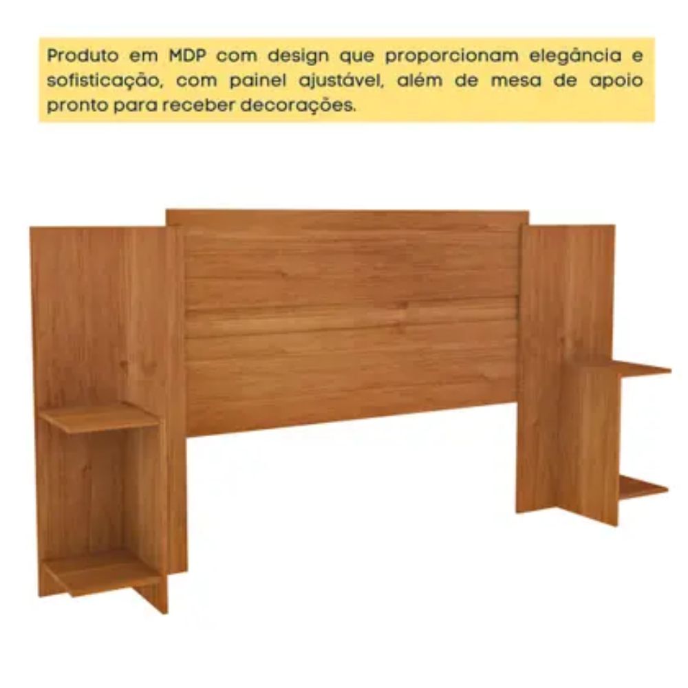 Cabeceira Box Casal Painel Ajustável Arizona - Tcil Móveis - Imagem 3