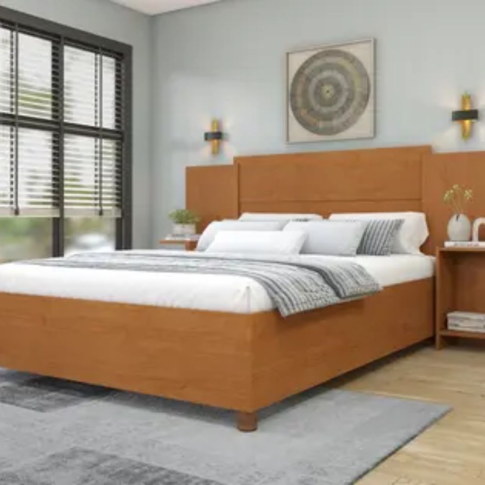 Cabeceira Box Casal Painel Ajustável Arizona - Tcil Móveis - Imagem 7