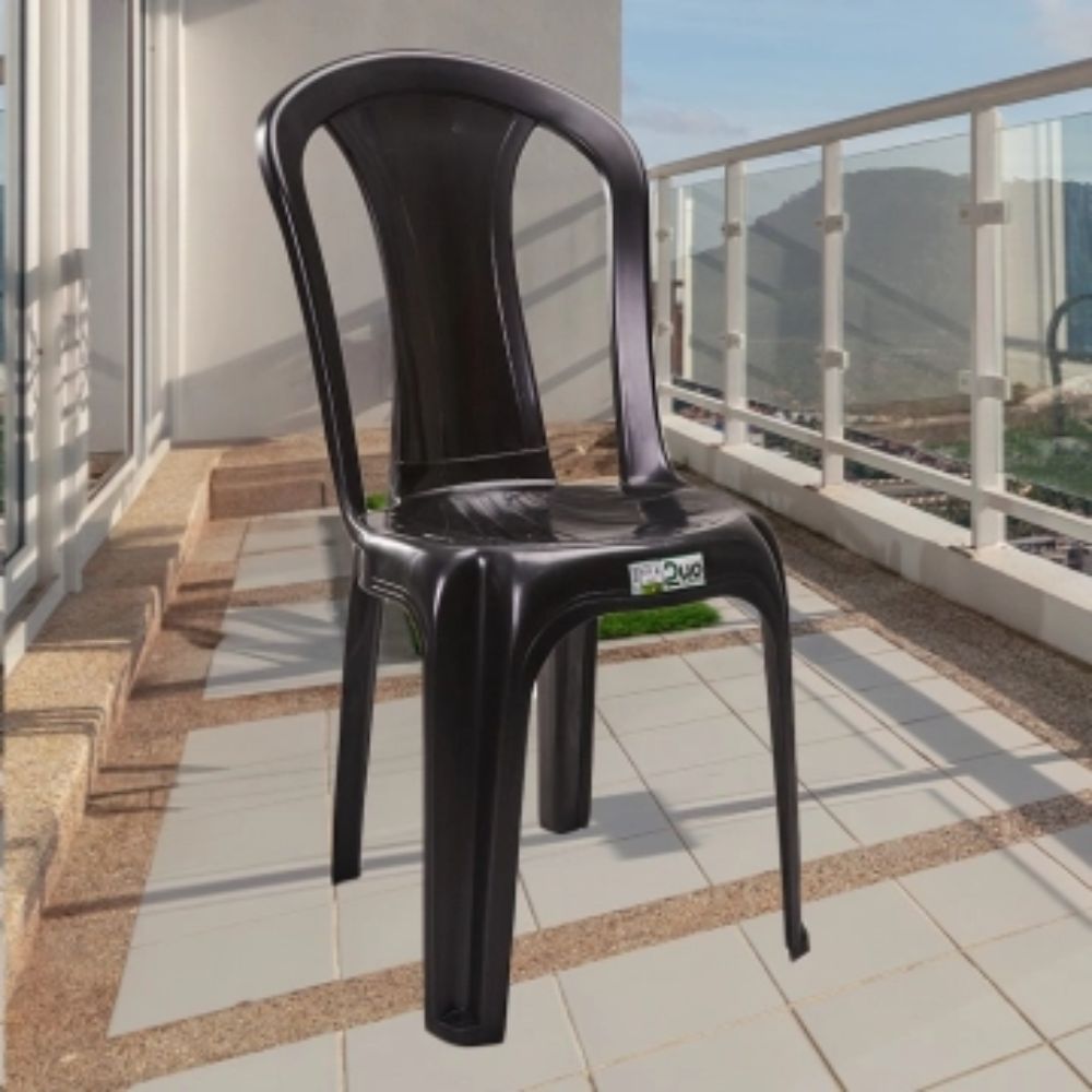 Cadeira de Plástico Bistrô Preta - Duoplastic - Imagem 3
