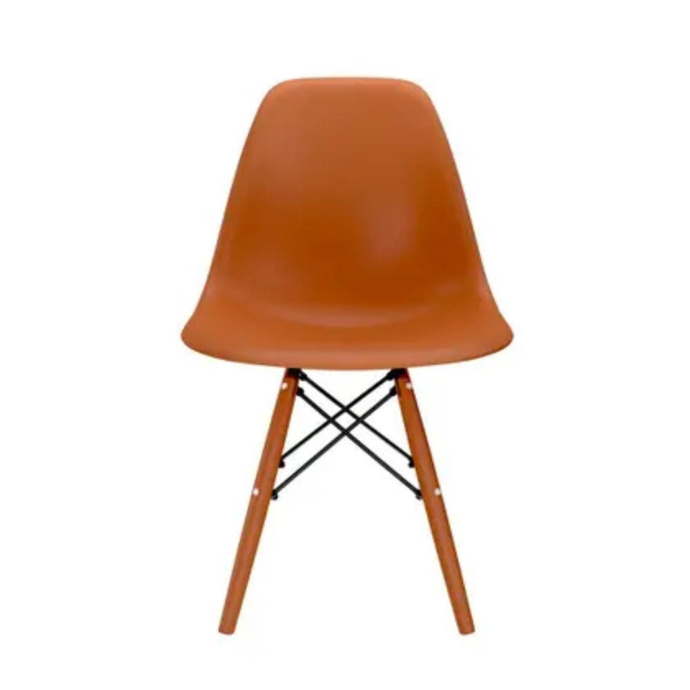 Cadeira Eames Terracota Empório Tiffany Base Em Polipropileno