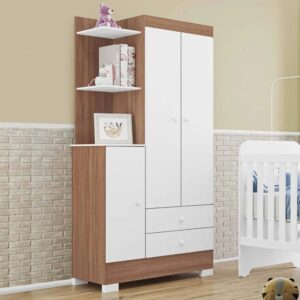 Guarda-Roupa Infantil Tuboarte Magia 3 Portas 2 Gavetas