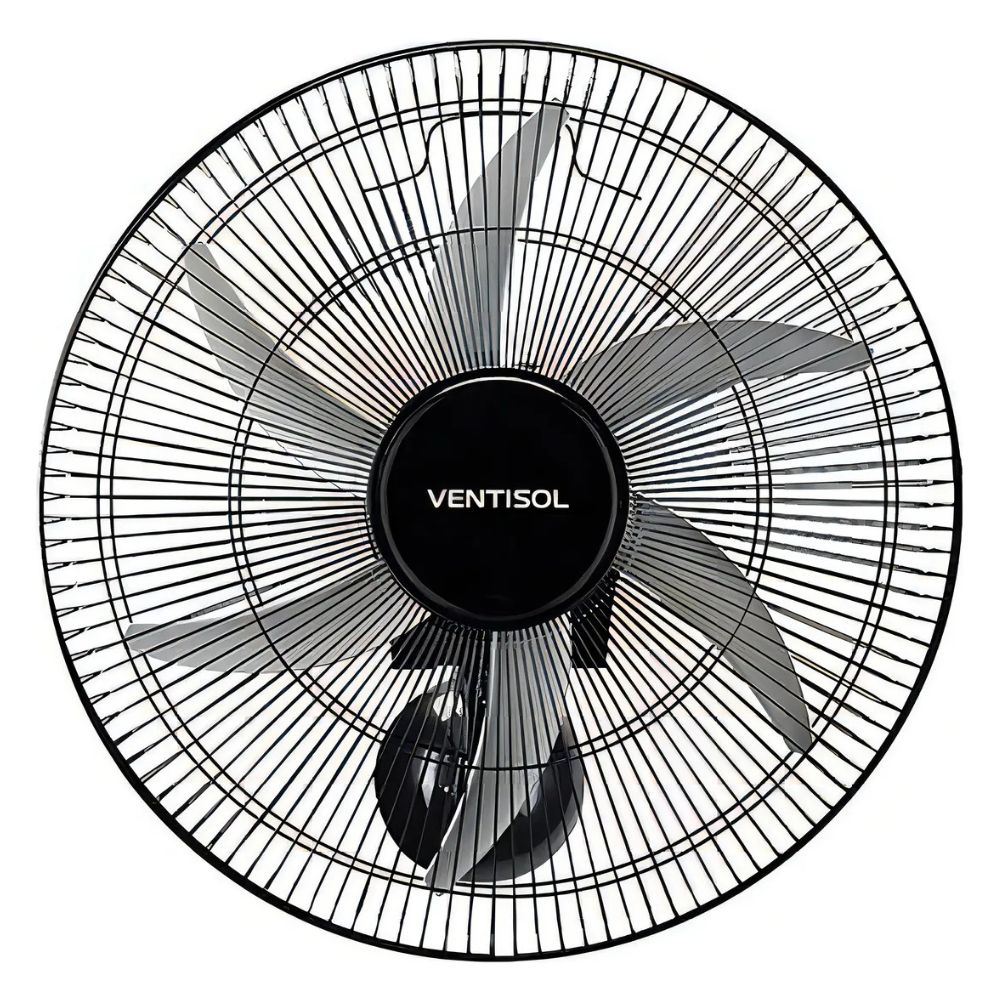 Ventilador de Parede Ventisol Premium Steel 50 cm 200W Preto