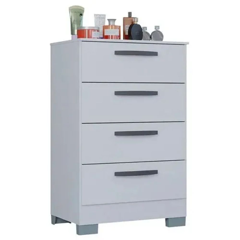 Cômoda Poquema 867  4 Gavetas Branco