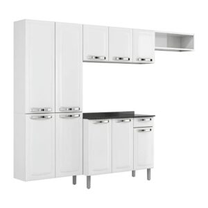 Cozinha Compacta Itatiaia Rose 4 Peças Aço Branco