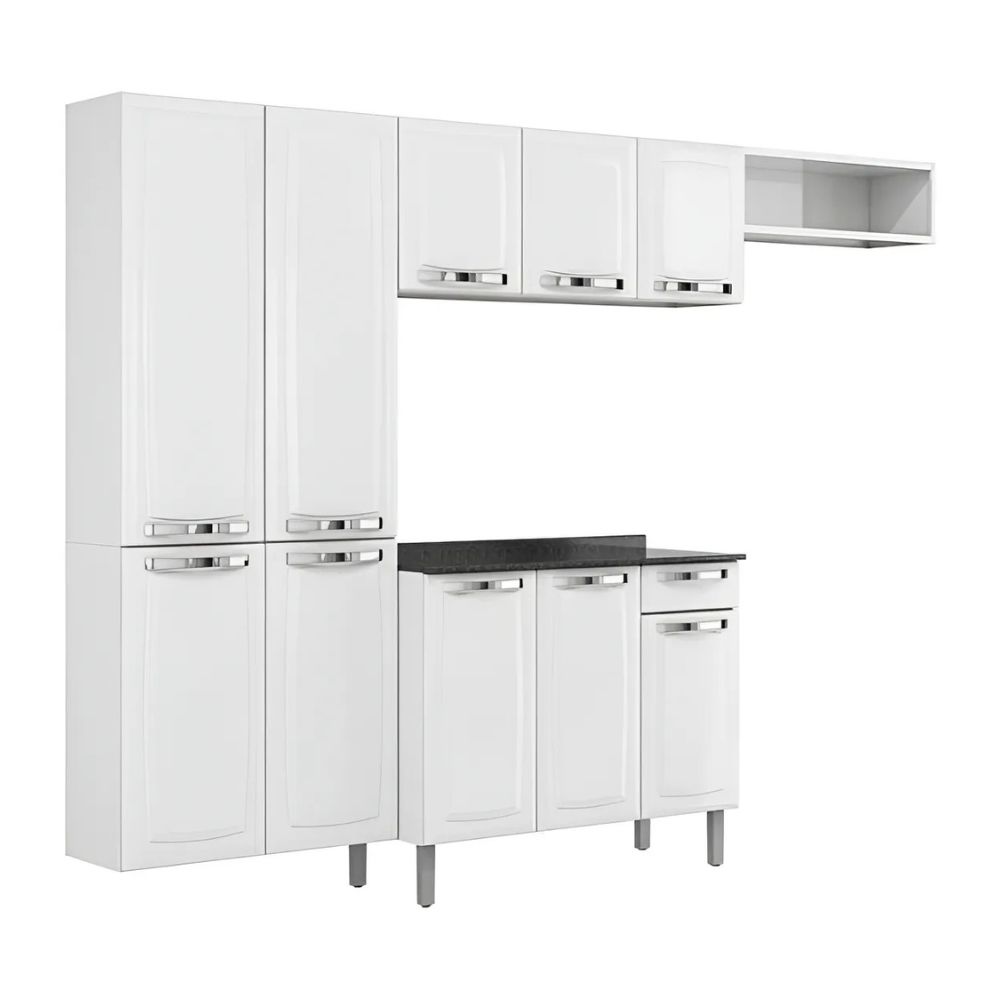 Cozinha Compacta Itatiaia Rose 4 Peças Aço Branco