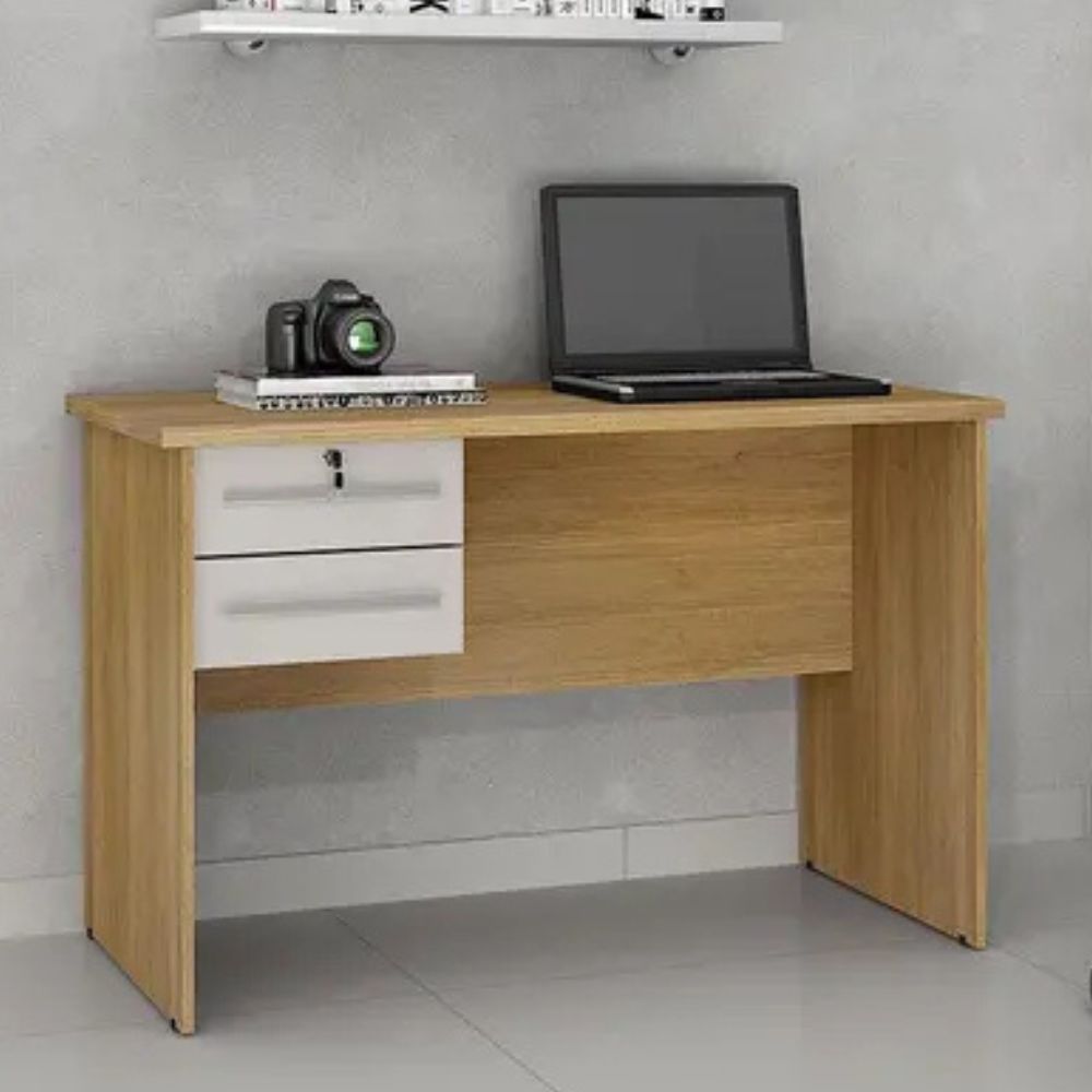 Mesa para Computador Valdemóveis Byte Cinamomo / Off White