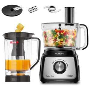 Multiprocessador Mondial MPN-01-B 5 em 1 1000W Preto